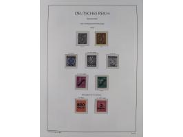 1872/45, meist postfrische und teils gestempelte reichhaltige Material-Sammlung inkl. Dienstmarken, dabei viele Varianten, Fa