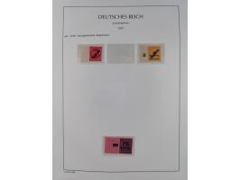 1872/45, meist postfrische und teils gestempelte reichhaltige Material-Sammlung inkl. Dienstmarken, dabei viele Varianten, Fa