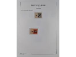 1872/45, meist postfrische und teils gestempelte reichhaltige Material-Sammlung inkl. Dienstmarken, dabei viele Varianten, Fa