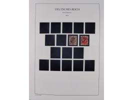 1872/45, meist postfrische und teils gestempelte reichhaltige Material-Sammlung inkl. Dienstmarken, dabei viele Varianten, Fa