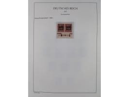 1872/45, meist postfrische und teils gestempelte reichhaltige Material-Sammlung inkl. Dienstmarken, dabei viele Varianten, Fa