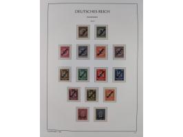 1872/45, meist postfrische und teils gestempelte reichhaltige Material-Sammlung inkl. Dienstmarken, dabei viele Varianten, Fa