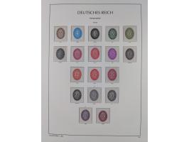 1872/45, meist postfrische und teils gestempelte reichhaltige Material-Sammlung inkl. Dienstmarken, dabei viele Varianten, Fa