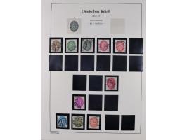 1872/45, meist postfrische und teils gestempelte reichhaltige Material-Sammlung inkl. Dienstmarken, dabei viele Varianten, Fa