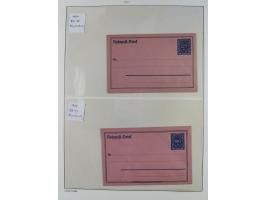 1872/45, meist postfrische und teils gestempelte reichhaltige Material-Sammlung inkl. Dienstmarken, dabei viele Varianten, Fa