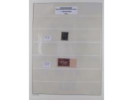 1872/45, meist postfrische und teils gestempelte reichhaltige Material-Sammlung inkl. Dienstmarken, dabei viele Varianten, Fa