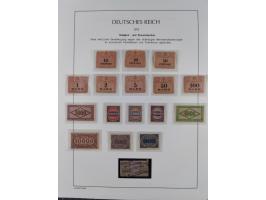 1872/45, meist postfrische und teils gestempelte reichhaltige Material-Sammlung inkl. Dienstmarken, dabei viele Varianten, Fa