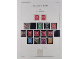 1872/45, meist postfrische und teils gestempelte reichhaltige Material-Sammlung inkl. Dienstmarken, dabei viele Varianten, Fa