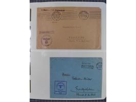 1872/45, meist postfrische und teils gestempelte reichhaltige Material-Sammlung inkl. Dienstmarken, dabei viele Varianten, Fa