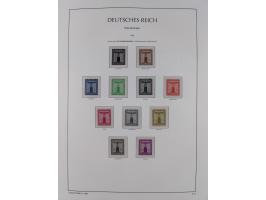 1872/45, meist postfrische und teils gestempelte reichhaltige Material-Sammlung inkl. Dienstmarken, dabei viele Varianten, Fa