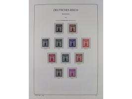 1872/45, meist postfrische und teils gestempelte reichhaltige Material-Sammlung inkl. Dienstmarken, dabei viele Varianten, Fa