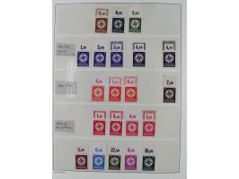 1872/45, meist postfrische und teils gestempelte reichhaltige Material-Sammlung inkl. Dienstmarken, dabei viele Varianten, Fa