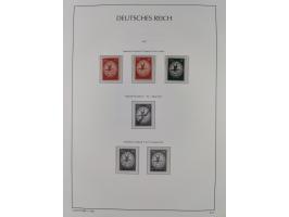 1872/45, meist postfrische und teils gestempelte reichhaltige Material-Sammlung inkl. Dienstmarken, dabei viele Varianten, Fa