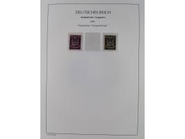 1872/45, meist postfrische und teils gestempelte reichhaltige Material-Sammlung inkl. Dienstmarken, dabei viele Varianten, Fa