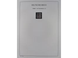 1872/45, meist postfrische und teils gestempelte reichhaltige Material-Sammlung inkl. Dienstmarken, dabei viele Varianten, Fa