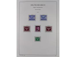 1872/45, meist postfrische und teils gestempelte reichhaltige Material-Sammlung inkl. Dienstmarken, dabei viele Varianten, Fa