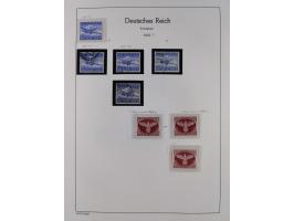 1872/45, meist postfrische und teils gestempelte reichhaltige Material-Sammlung inkl. Dienstmarken, dabei viele Varianten, Fa