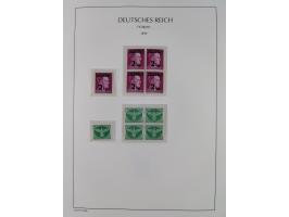 1872/45, meist postfrische und teils gestempelte reichhaltige Material-Sammlung inkl. Dienstmarken, dabei viele Varianten, Fa