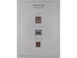 1872/45, meist postfrische und teils gestempelte reichhaltige Material-Sammlung inkl. Dienstmarken, dabei viele Varianten, Fa