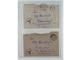 1872/45, meist postfrische und teils gestempelte reichhaltige Material-Sammlung inkl. Dienstmarken, dabei viele Varianten, Fa