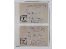 1872/45, meist postfrische und teils gestempelte reichhaltige Material-Sammlung inkl. Dienstmarken, dabei viele Varianten, Fa