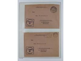 1872/45, meist postfrische und teils gestempelte reichhaltige Material-Sammlung inkl. Dienstmarken, dabei viele Varianten, Fa