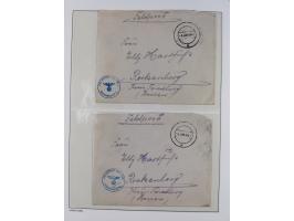 1872/45, meist postfrische und teils gestempelte reichhaltige Material-Sammlung inkl. Dienstmarken, dabei viele Varianten, Fa