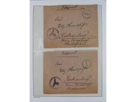1872/45, meist postfrische und teils gestempelte reichhaltige Material-Sammlung inkl. Dienstmarken, dabei viele Varianten, Fa