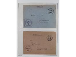 1872/45, meist postfrische und teils gestempelte reichhaltige Material-Sammlung inkl. Dienstmarken, dabei viele Varianten, Fa