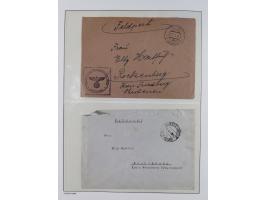 1872/45, meist postfrische und teils gestempelte reichhaltige Material-Sammlung inkl. Dienstmarken, dabei viele Varianten, Fa