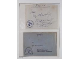 1872/45, meist postfrische und teils gestempelte reichhaltige Material-Sammlung inkl. Dienstmarken, dabei viele Varianten, Fa