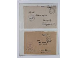 1872/45, meist postfrische und teils gestempelte reichhaltige Material-Sammlung inkl. Dienstmarken, dabei viele Varianten, Fa