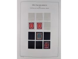 1872/45, meist postfrische und teils gestempelte reichhaltige Material-Sammlung inkl. Dienstmarken, dabei viele Varianten, Fa