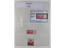 1872/45, meist postfrische und teils gestempelte reichhaltige Material-Sammlung inkl. Dienstmarken, dabei viele Varianten, Fa