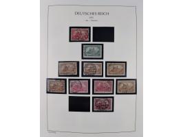 1872/45, meist postfrische und teils gestempelte reichhaltige Material-Sammlung inkl. Dienstmarken, dabei viele Varianten, Fa