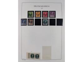 1872/45, meist postfrische und teils gestempelte reichhaltige Material-Sammlung inkl. Dienstmarken, dabei viele Varianten, Fa