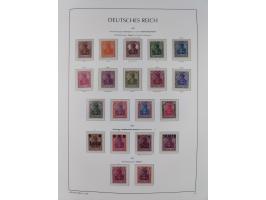 1872/45, meist postfrische und teils gestempelte reichhaltige Material-Sammlung inkl. Dienstmarken, dabei viele Varianten, Fa