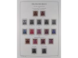 1872/45, meist postfrische und teils gestempelte reichhaltige Material-Sammlung inkl. Dienstmarken, dabei viele Varianten, Fa