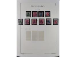 1872/45, meist postfrische und teils gestempelte reichhaltige Material-Sammlung inkl. Dienstmarken, dabei viele Varianten, Fa