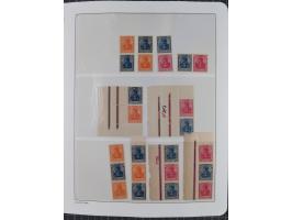 1872/45, meist postfrische und teils gestempelte reichhaltige Material-Sammlung inkl. Dienstmarken, dabei viele Varianten, Fa