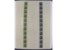 1872/45, meist postfrische und teils gestempelte reichhaltige Material-Sammlung inkl. Dienstmarken, dabei viele Varianten, Fa