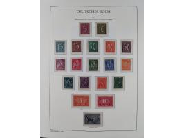 1872/45, meist postfrische und teils gestempelte reichhaltige Material-Sammlung inkl. Dienstmarken, dabei viele Varianten, Fa