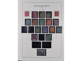 1872/45, meist postfrische und teils gestempelte reichhaltige Material-Sammlung inkl. Dienstmarken, dabei viele Varianten, Fa