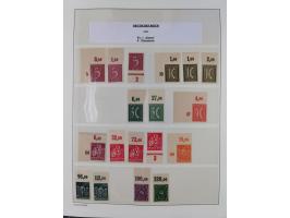 1872/45, meist postfrische und teils gestempelte reichhaltige Material-Sammlung inkl. Dienstmarken, dabei viele Varianten, Fa