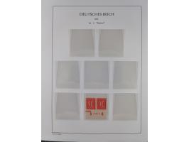 1872/45, meist postfrische und teils gestempelte reichhaltige Material-Sammlung inkl. Dienstmarken, dabei viele Varianten, Fa