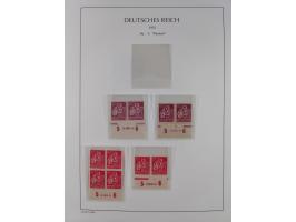 1872/45, meist postfrische und teils gestempelte reichhaltige Material-Sammlung inkl. Dienstmarken, dabei viele Varianten, Fa