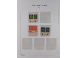 1872/45, meist postfrische und teils gestempelte reichhaltige Material-Sammlung inkl. Dienstmarken, dabei viele Varianten, Fa