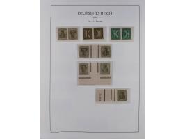 1872/45, meist postfrische und teils gestempelte reichhaltige Material-Sammlung inkl. Dienstmarken, dabei viele Varianten, Fa