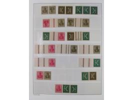 1872/45, meist postfrische und teils gestempelte reichhaltige Material-Sammlung inkl. Dienstmarken, dabei viele Varianten, Fa