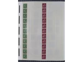 1872/45, meist postfrische und teils gestempelte reichhaltige Material-Sammlung inkl. Dienstmarken, dabei viele Varianten, Fa